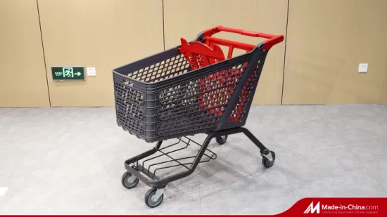 Supermarket Grocery Plastic Hand Shopping Trolley Cart