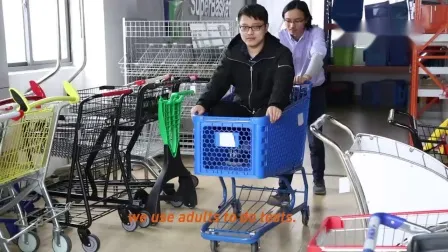 Supermarket Grocery Plastic Hand Shopping Trolley Cart