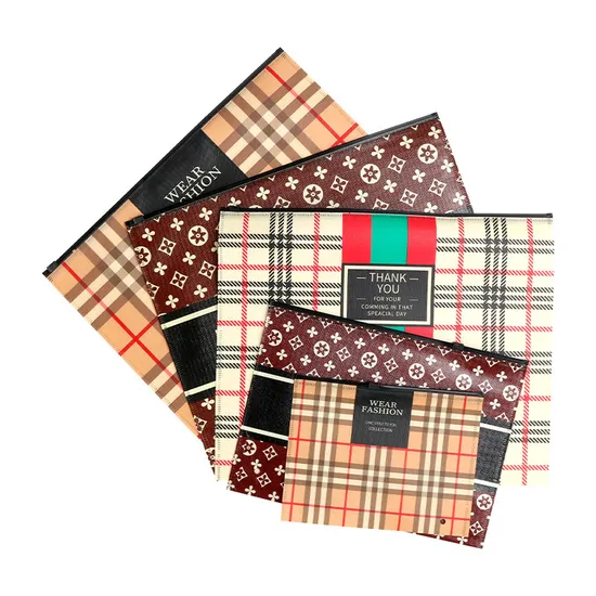 OEM Design Laminated Fabric Shopping Trolley Bag