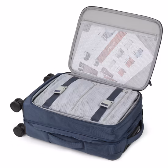 New Fashion Foldable Waterproof Carbon Material Carry on Rolling Travel Shopping Business Trolley Luggage Retractable Suitcase School Bag Trolley Luggage Bag